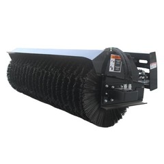Wolverine 72″ 25° Angle Broom Sweeper Hydraulic Skid Steer Loader Attachment