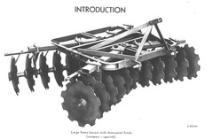 IH McCormick International 120 1pt 3pt Folding Tandem Disk Harrow Owner’s Manual