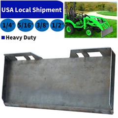 1/4″ 5/16″ 3/8″ 1/2″ Skid Steer Loader Mount Plate Quick Tach Attachment Heavy