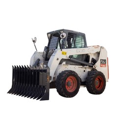 LandHonor 72in Heavy Root Rake SSQA Skid Steer Brush Debris Remove Attachment