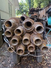Hollow Stem Augers. 5ft, 3.25” ID