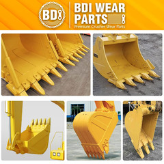 BDI Wear Part 3 Set Excavator Teeth, 6737322Y Assembly Excavator Bucket Teeth/Bo