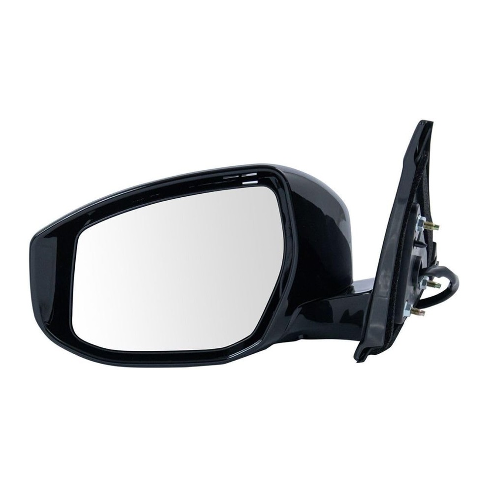 Side Mirror Left without Memory Paint to Match Black Clear Flat Nissan