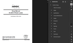 DOOSAN-DAEWOO DL420-3 WHEEL LOADER SERVICE REPAIR SHOP MANUAL PDF USB