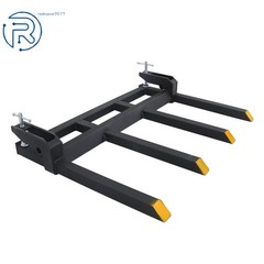 42″ Universal 2500lbs For Tractor Skid Steer Buckets Clamp on Heavy Debris Fork