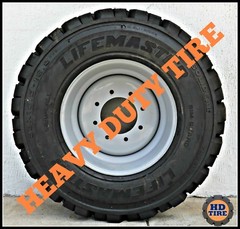 33×15.50-16.5 Solideal New Air Filled on 8 Hole Wheels, 331550165 TYRE, X 4