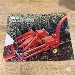 Vintage 1973 Massey Ferguson Mf 260 Forage Harvester Sales Brochure Catalog