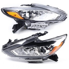 Headlight Assembly Pair for Nissan Altima 2.5L 2016-2018 Halogen
