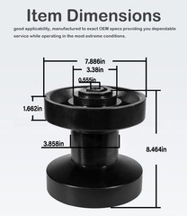TL130 Track Roller Bottom Roller for Takeuchi TL230 TL8 TL126 Skid Steer Loaders