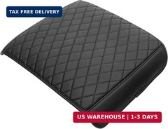 Leather Center Console Cover for 2021-2026 Ford F150 Armrest Pad Bucket Seat