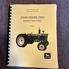 John Deere 2010 Tractor Service Repair Manual SM2035 New￼