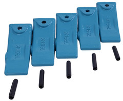 5PK X156L Long Bucket Teeth + 156LPN Long Pins Compatible with Takeuchi TB135 TB