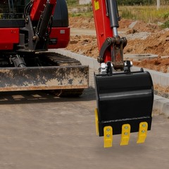 Digging Bucket Attachments for Mini Excavator, Mini Excavator Bucket with Metal