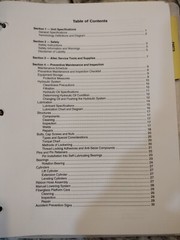 Altec AT200A Parts & Maintenance Manual for Bucket Boom Aerial Truck