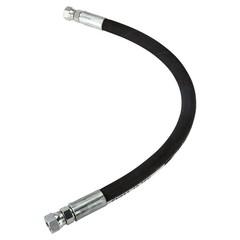 36 inch Hydraulic Hose Kit #6 JIC Female Straight Swivel Fittings 4800PSI