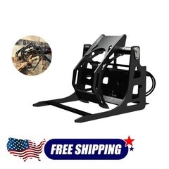 Skid Steer Grapple Clamp,Heavy Duty Log Grapple Attachment for Skid Steer Loader
