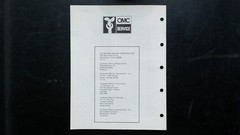 OMC Workhorse WorkTwin Parts Catalog E25 J25 1982 Marine Outboard