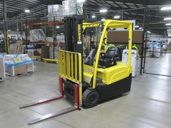 2020 Hyster J35XNT 3500lb Electric 3 Stage Mast 36-Volt Side Shift Forklift #4