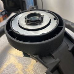 FORKLIFT / LAWN MOWER STEERING WHEEL WITH HORN BUTTON & SPINNER KNOB