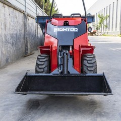 NEW Mini Wheel Type Skid Steer Loader Riding Skid Machine 13.5HP EPA For Sale