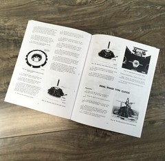 Farmall International Super C Tractor Service Parts Operators Manual Owners Book