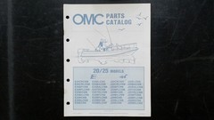 OMC 20/25 Models Parts Catalog 302218 1982 Outboard Marine Manual