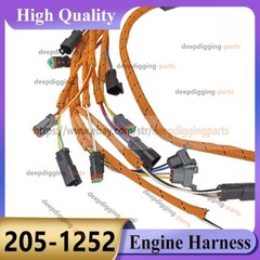 205-1252 Engine Wire Harness for Caterpillar CAT 3126E 3126B 3126 Excavator