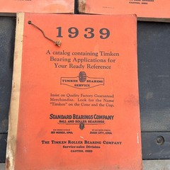 Lot 1939 1940 1941 Timken Roller Bearing Parts Catalog Car Truck Bus Originals