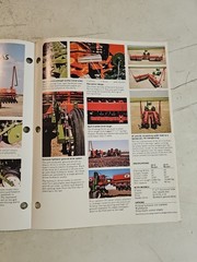 Vtg 1982 Tye Company Folding Grain Drill Dealer Sales Brochure Spec Sheet