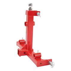 3 Pt Gooseneck Ball Hitch Adapter 2″ Receiver Trailer Drawbar For Cat1 tractors