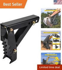 Professional Grade Bolt-On Backhoe Thumb – High Shear Strength Steel Design