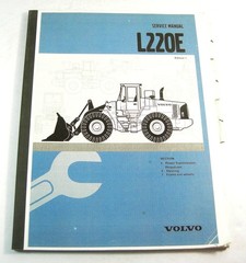 VOLVO L220E Wheel Loader Transmission Steering Frame Service Shop Repair Manual