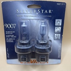 SYLVANIA 9007 SilverStar High Performance Halogen Headlight Set 2 Bulbs (NEW)