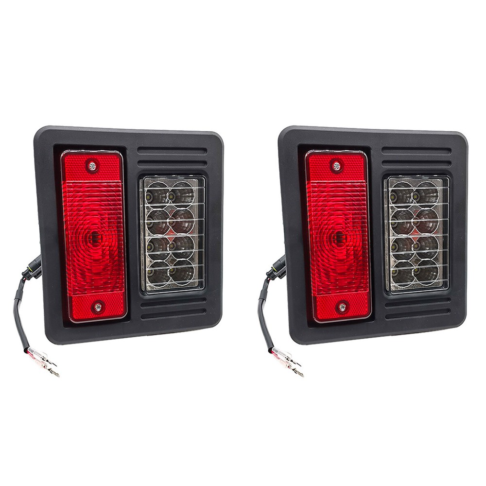 2x LED Headlight Rear Light Taillight for Bobcat S100 S130 T595 T630 T650 T870