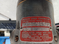 Vintage Bosch 4 Cylinder Magneto MJB4-A308 Unknown Condition