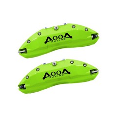 Aluminum Brake Caliper Covers Green Black Front Toyota Tacoma 2009-2023 18 Inch