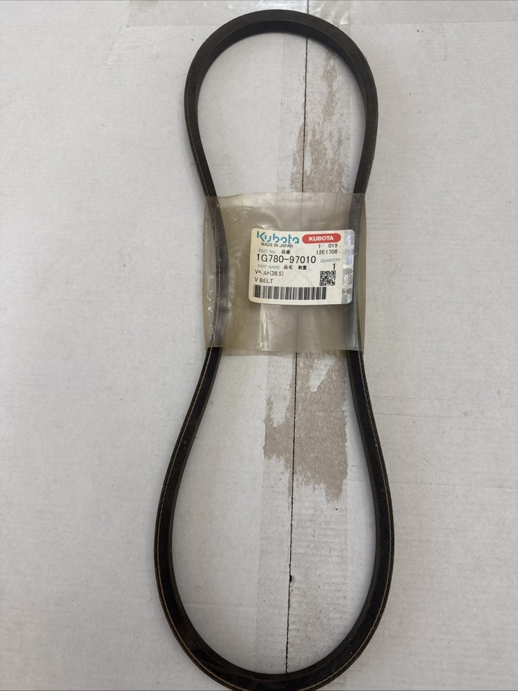 GENUINE OEM Kubota Fan Belt 1G780-97010 D1803 V2203
