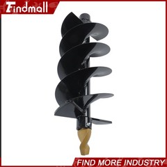 Findmall Auger Post Hole Drill Bit Attachment 300mm Diameter For Mini Excavator