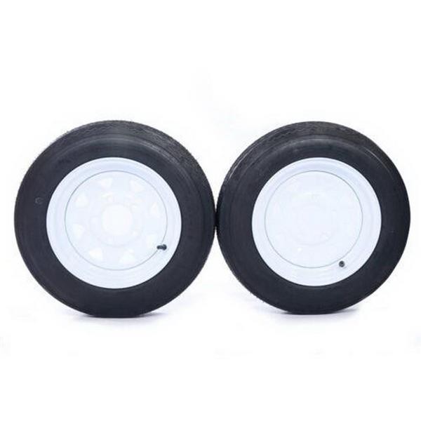 2 x Tires with 2 White Rim Weight: 36.38 lbs Rim Width: 4″ millionparts