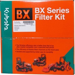 KUBOTA OEM BX FILTER MAINTENANCE KIT BX22 BX2200 BX23 BX2660 BX2670 77700-03363