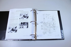 Case 1840 Uni-Loader Skid Steer Service Repair Manual Technical Shop Book Binder