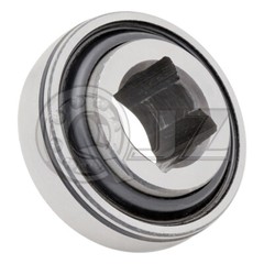 [1-Pack] GW208PPB5 Disc Harrow Ball Bearing [1-1/8″ Square Bore x 80 mm OD]