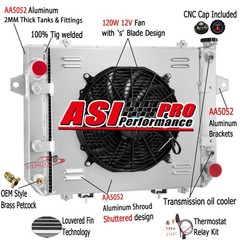 440211-00010 4 Row Radiator+Shroud Fan For 2012+ Doosan Daewoo G20P-5 GM 3.0L LP