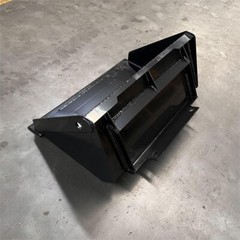 AGT 32 inch Toothless Bucket for Mini Skid Steer Loader Bucket Without Teeth
