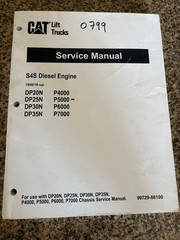Caterpillar Lift Truck S4S Diesel Engine DP20,25,30,35N Service Manual 2008