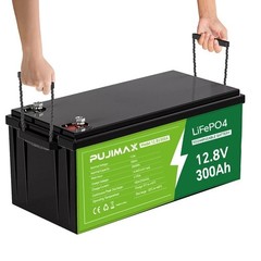 12V 300Ah LiFePO4 Lithium Battery for Solar Back Up System Marine Build in BMS