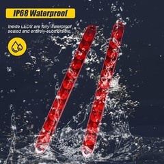 15inch 11 LED Trailer Rear Light Bar, Park/Brak Size: 15inch trailer light bar