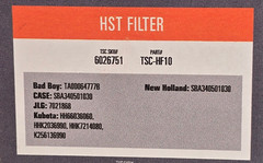 HST Filter For Kubota HH66036060 HHK2036990 New Holland / CASE SBA340501030 TSC