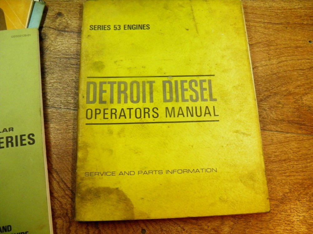 DETROIT DIESEL 53 OPERATORS MANUAL