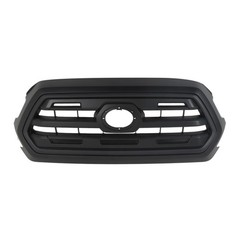 Front Bumper Grille Grill Matte Black Replacement for Tacoma 2016-2021 TO1200407
